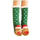 Chausson chaussette renne de Noël