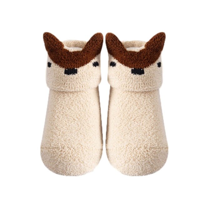 chaussette chausson antidérapantes bébé renard