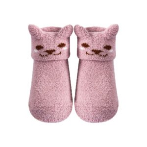 chaussette-chausson-antidérapantes-bébé-rose