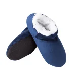 chaussette pantoufle bleu homme