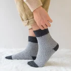 chaussette moletonnées gris homme