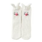 chaussettes oreille lapin blanc