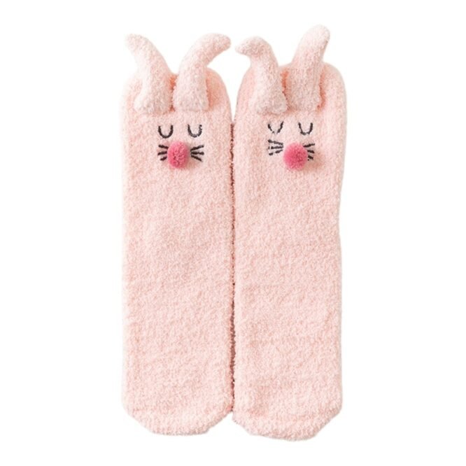 chaussette peluche lapin