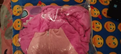 Click to view full screen unicorn fleece onesie pajamas photo review