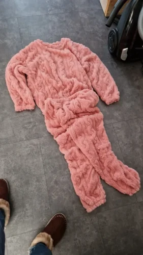 Cozy pink fleece pajamas for women photo review