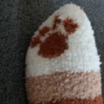 fuzzy cat claw slipper socks photo review