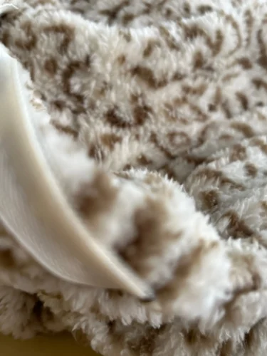 cozy leopard fleece onesie photo review