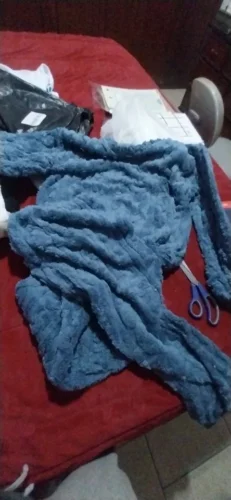 cozy women's blue fleece pajamas photo review