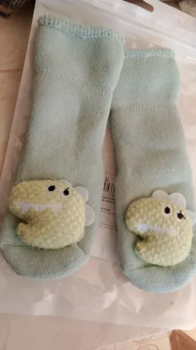 cute kitten baby slipper socks photo review