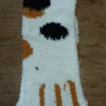 fuzzy cat claw slipper socks photo review