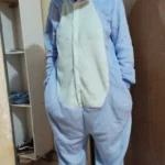 blue stitch onesie pajama photo review