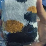 fuzzy cat claw slipper socks photo review