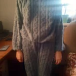 cozy women's blue fleece pajamas photo review