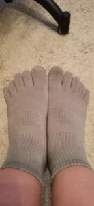 Click to view full screen womens non slip toe socks photo review