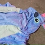 blue stitch onesie pajama photo review
