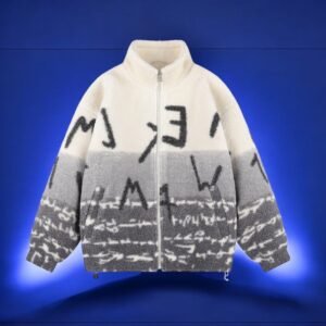 mens thick sherpa jacket - M