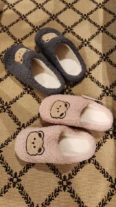 cozy plush slippers for men photo review