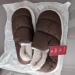 cozy puffer slippers for men photo review