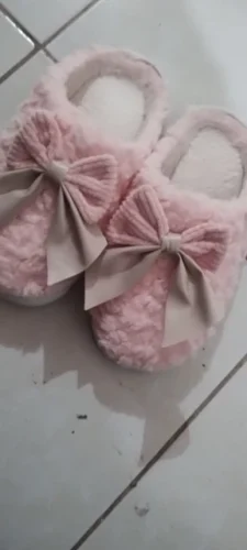 cozy women's fuzzy slippers photo review