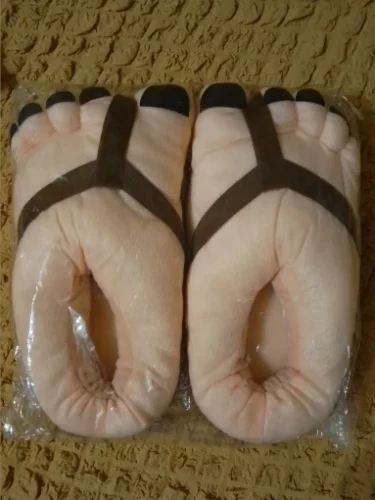 Click to view full screen Funny cartoon slippers for men photo review