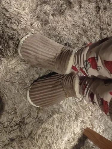 cozy brown fur lined women's slippers photo review