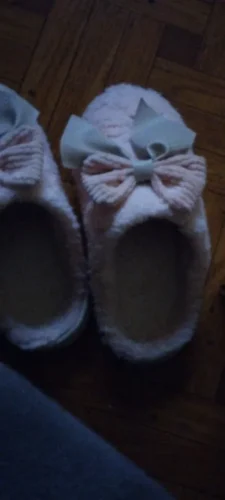 cozy women's fuzzy slippers photo review