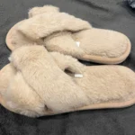 Women's warm fuzzy slippers photo review