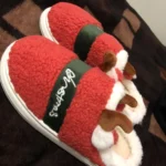 cozy men's christmas slippers photo review