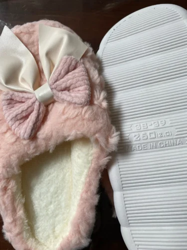 cozy women's fuzzy slippers photo review