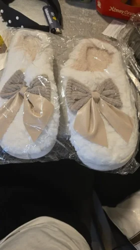 cozy women's fuzzy slippers photo review