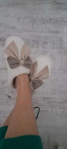 cozy women's fuzzy slippers photo review