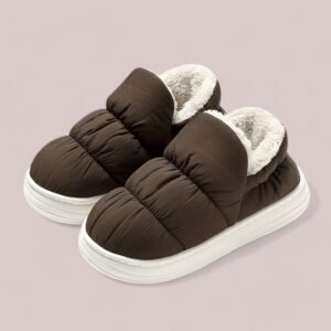 cozy puffer slippers for men - 4-5