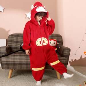 kawaii kids fleece pajamas