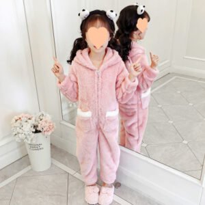 cozy kids fleece onesie - Rose, 15 years and more