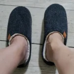 cozy felt slippers for men photo review